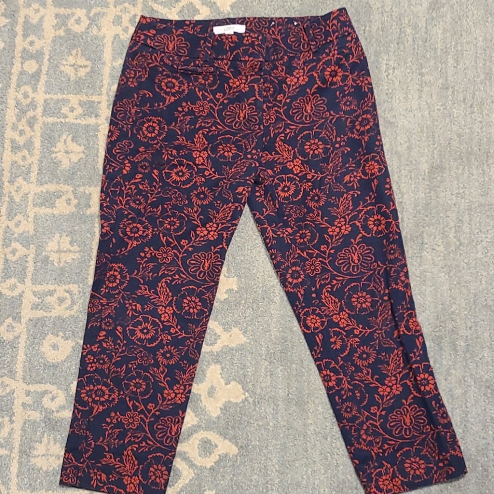 Loft Marisa Cropped Pants Size 4!
